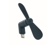 Draagbare telefoonventilator USB-C kleur marineblauw