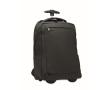Trolley en rugzak 2-in-1 met laptopvak 15 inch kleur zwart