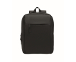 RPET-rugzak met laptop- en tabletvakken 10 inch en 15 inch kleur zwart