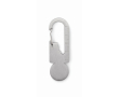 Winkelwagensleutelhanger met multifunctionele gereedschappen kleur zilver