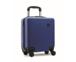 ABS-trolley met 4 wielen en cijferslot 14 inch kleur koningsblauw