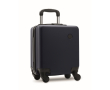 ABS-trolley met 4 wielen en cijferslot 14 inch kleur marineblauw
