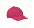 Kinderpet van katoen met 5 panelen 180 g/m² kleur fuchsia