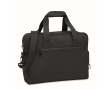 Grote laptoptas met trolleyriem 15 inch kleur zwart