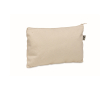 Toilettas van biologisch katoen met ritssluiting in kleur 340g/m2 kleur beige