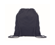 Rugzakje met koorden van gerecycled katoen en RPET 140g/m2 kleur blauw