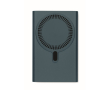 Magnetische draadloze snellader met powerbank 15W kleur blauw