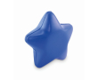 Klassieke antistressbal in de vorm van een ster in diverse kleuren kleur blauw