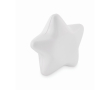 Klassieke antistressbal in de vorm van een ster in diverse kleuren kleur wit