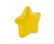 Klassieke antistressbal in de vorm van een ster in diverse kleuren kleur geel