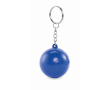 Sleutelhanger met antistressbal in verschillende kleuren kleur blauw