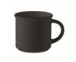 Monochrome mok bedrukken in matte kleur met bovenrand 300ml kleur zwart
