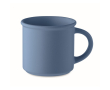 Monochrome mok bedrukken in matte kleur met bovenrand 300ml kleur blauw