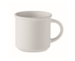 Monochrome mok bedrukken in matte kleur met bovenrand 300ml kleur wit