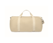 Gerecyclede stoffen tas met verstelbare en dubbele handgreep kleur beige