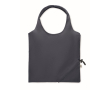 Compacte en opvouwbare boodschappentas van gerecycled katoen 140 g/m² kleur blauw