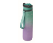 RPET-fles met tuit en waterconsumptie-indicator 1L kleur turkoois
