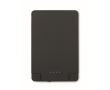 Magnetische powerbank met ingebouwde kabels 2.5000 mAh kleur zwart