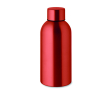 Monochrome lekvrije gerecycleerde roestvrijstalen fles 500 ml kleur rood