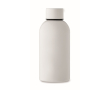 Monochrome lekvrije gerecycleerde roestvrijstalen fles 500 ml kleur wit