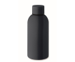 Monochrome lekvrije gerecycleerde roestvrijstalen fles 500 ml kleur marineblauw