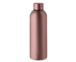 Druppelvrije fles van gerecycled roestvrij staal 750 ml kleur camel