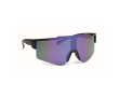 Sportzonnebril met spiegelglazen en UV400-bescherming kleur blauw