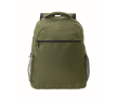 Laptoprugzak met voor- en zijvakken 15 inch kleur miliair groen