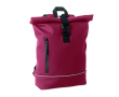 Rugzak met roll-top sluiting, reflecterend en waterdicht 15 inch kleur bordeaux