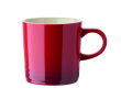 Keramische mok met vervagend kleureffect en witte binnenkant 290ml kleur rood