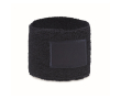 Polsband voor sport, polyester-katoen met personaliseerbaar patch kleur marineblauw
