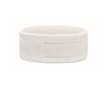 Hoofdband voor sport met personaliseerbaar patch kleur wit