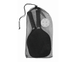 Pickleballset met 2 rackets en 1 bal in meshzak kleur zwart