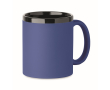 Keramische mok met soft-touch coating in kleuren 300 ml kleur koningsblauw