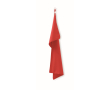 Lichtgewicht microvezelhanddoek sneldrogend 50x100 cm kleur rood