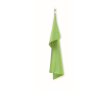 Lichtgewicht microvezelhanddoek sneldrogend 50x100 cm kleur limoen groen