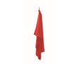 Sneldrogende microvezelhanddoek 100x150 cm kleur rood
