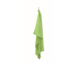 Sneldrogende microvezelhanddoek 100x150 cm kleur limoen groen