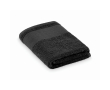 Badstof handdoek van 100% katoen 380 g/m² 50x100 cm kleur zwart