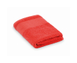 Badstof handdoek van 100% katoen 380 g/m² 50x100 cm kleur rood