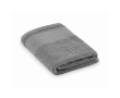 Badstof handdoek van 100% katoen 380 g/m² 50x100 cm kleur donkergrijs