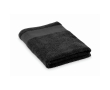 Badhanddoek van 100% katoenen badstof 380 g/m² 70x140 cm kleur zwart