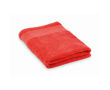 Badhanddoek van 100% katoenen badstof 380 g/m² 70x140 cm kleur rood