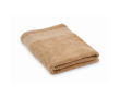 Badhanddoek van 100% katoenen badstof 380 g/m² 70x140 cm kleur camel