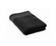 Badhanddoek van 100% katoenen badstof 380 g/m² 100x150 cm kleur zwart