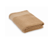 Badhanddoek van 100% katoenen badstof 380 g/m² 100x150 cm kleur camel