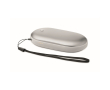 Aluminium handwarmer met 3 warmtestanden 5.000mAh kleur mat zilver