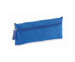 Etui met rits van RPET-polyester 300D kleur koningsblauw