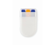 Bodypaintstick met verschillende vlaggen in etui kleur blauw