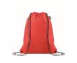Koordrugzak van RPET non-woven 80 g/m² kleur rood
